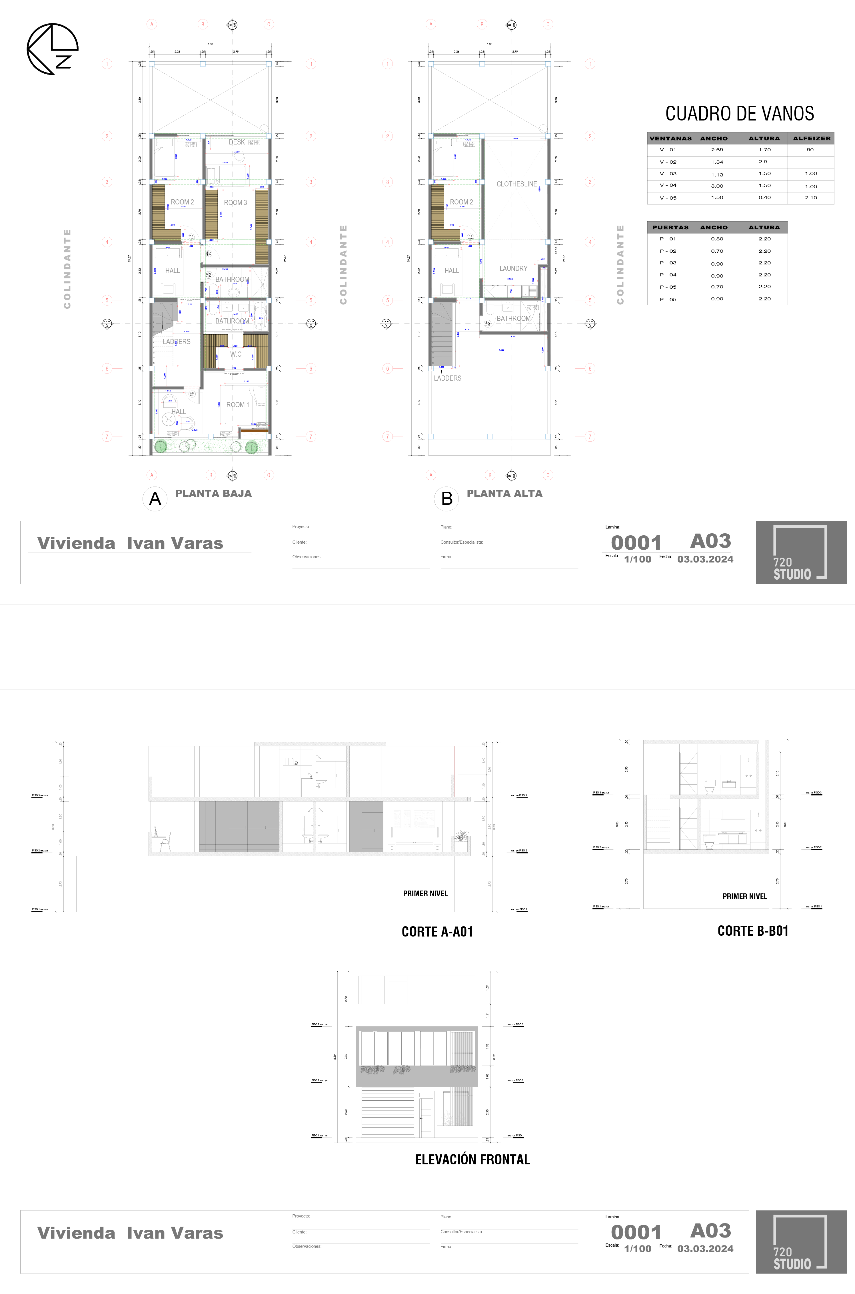 Vivienda Ivan Varas - Plano