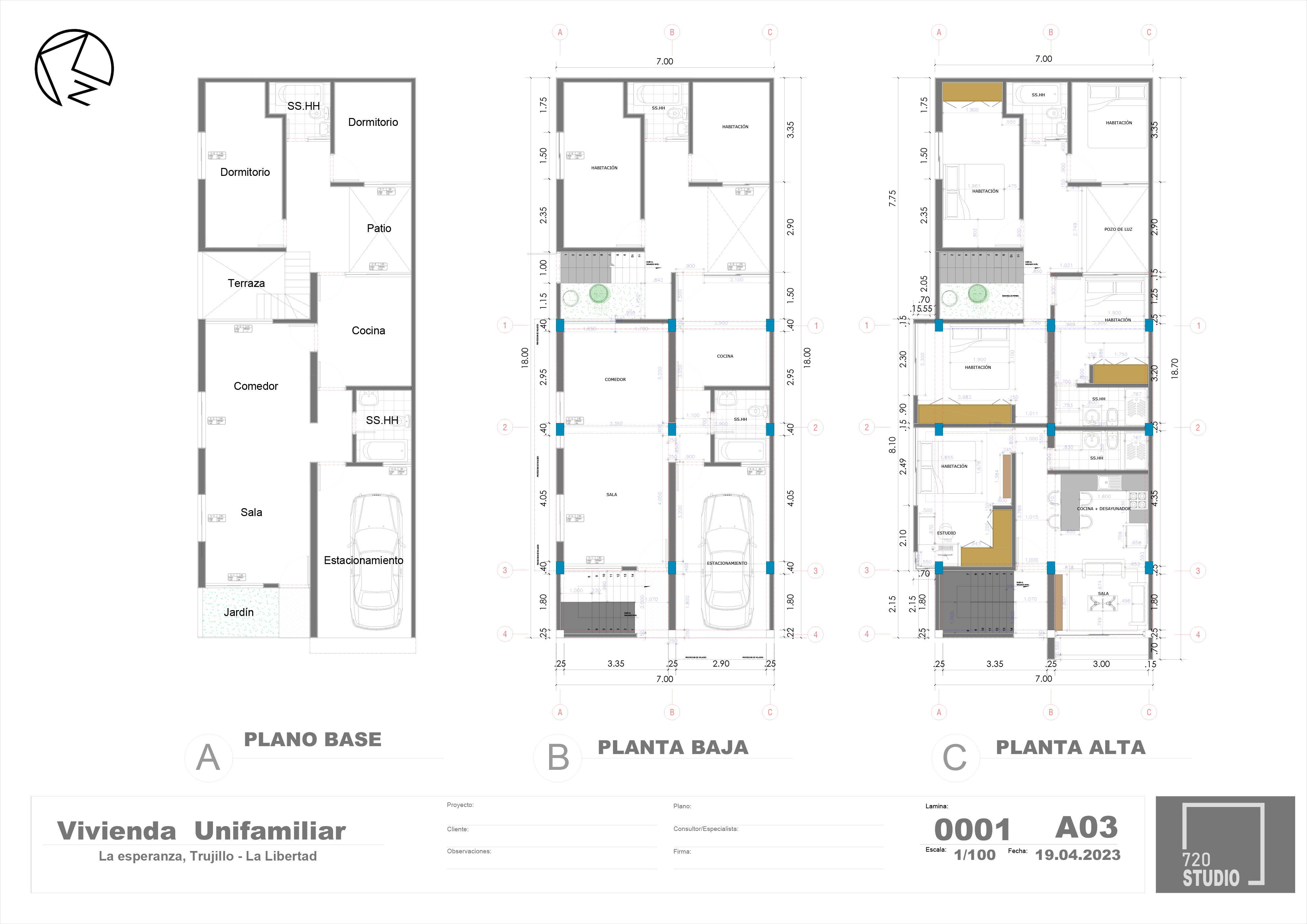 Vivienda Tapia Velazques Planos